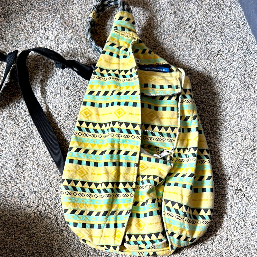 Kavu Yellow Patterned bag